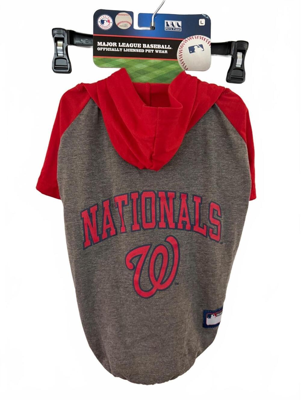 Washington Nationals Officially Licensed Pet Hoodie - Large